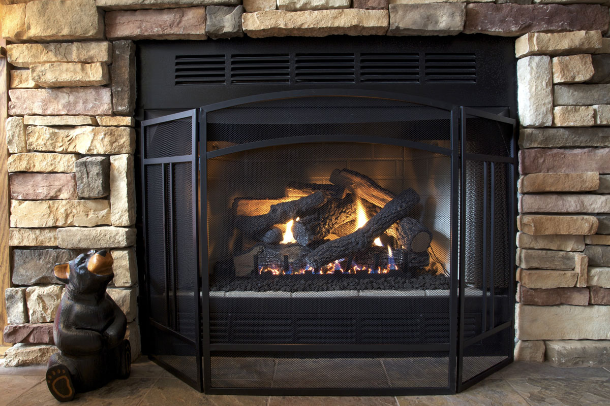 gas fireplace