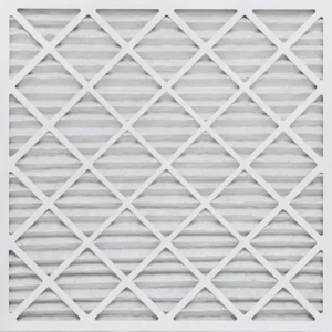 A clean, unused HVAC air filter for Top Heating, Cooling & Plumbing.