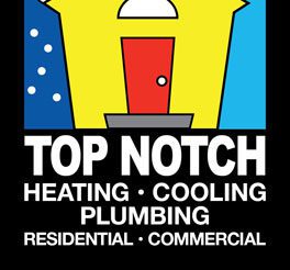 Top Notch Plumbing Company, water heater maintenance, Shawnee Mission, logo, 2025