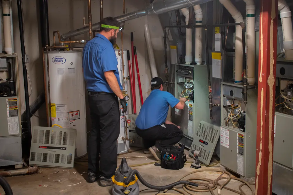 Top Notch Heating, Cooling & Plumbing furnace installation