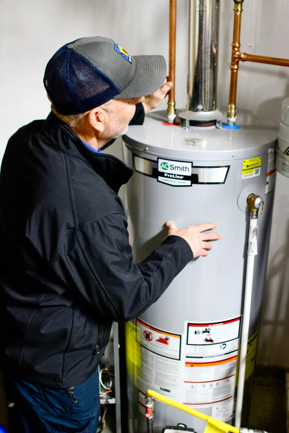 Top Notch Heating, Cooling & Plumbing water heater installation