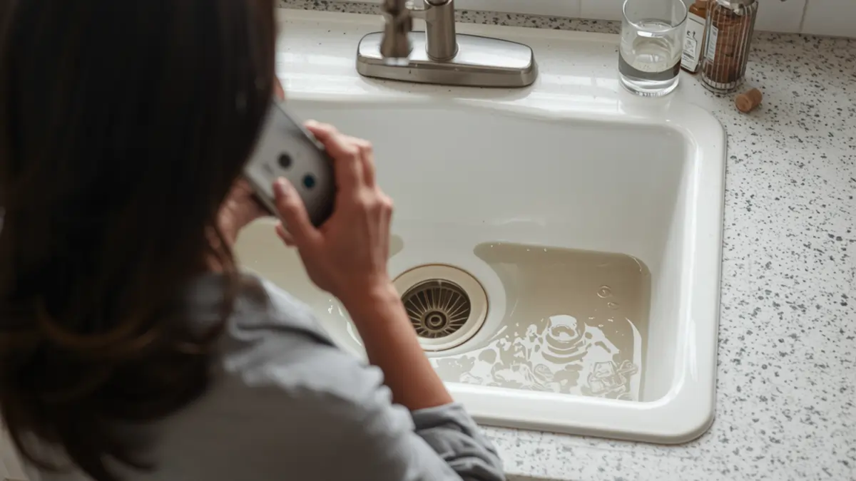 clogged drain plumber service kitchen Top Notch Plumbing Lenexa KS