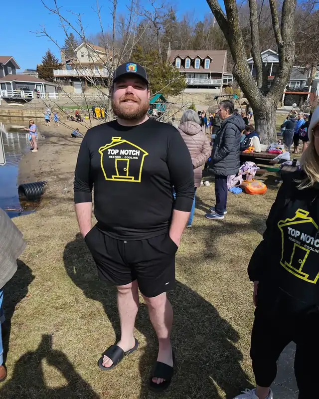 Top Notch Heating, Cooling & Plumbing Polar Plunge benefitting Happy Hearts Working