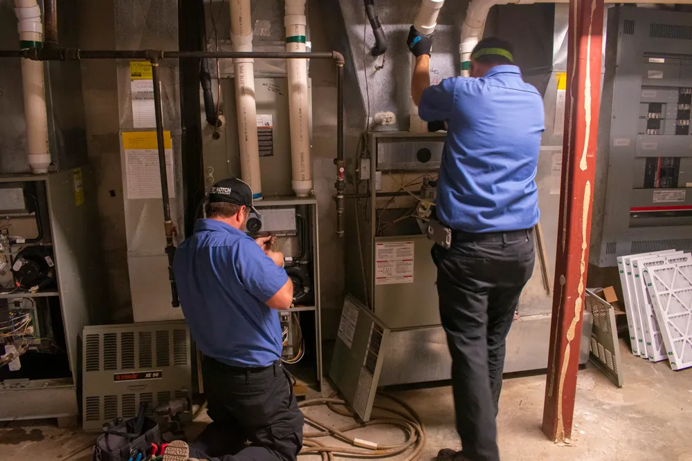 Top Notch Heating, Cooling & Plumbing furnaces and heating