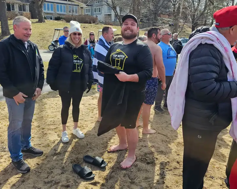 Top Notch Heating, Cooling & Plumbing Polar Plunge benefitting Happy Hearts Working