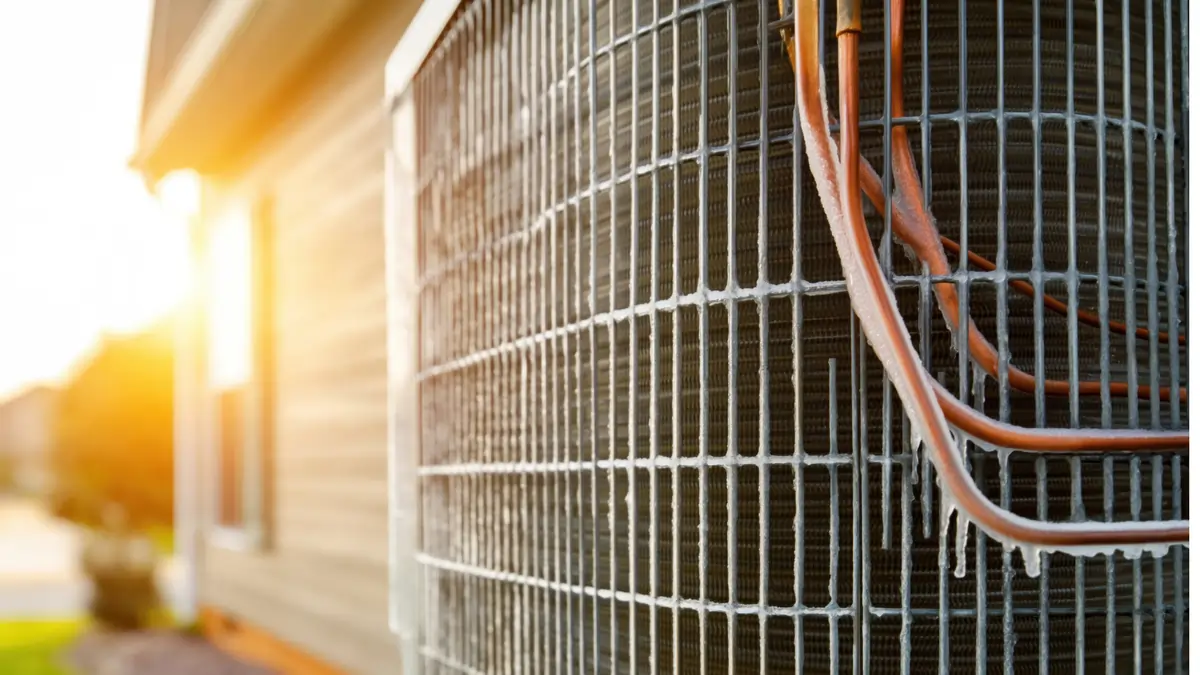 AC unit frozen line AC problem summer Top Notch Heating Cooling and Plumbing