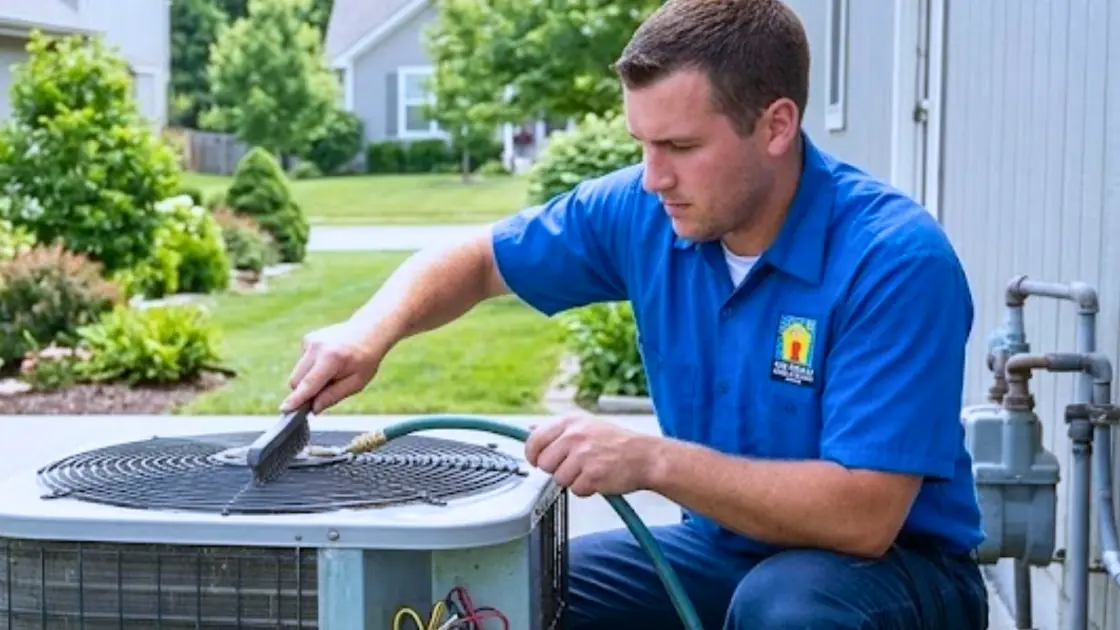 clean HVAC unit, Top Notch Heating Cooling & Plumbing