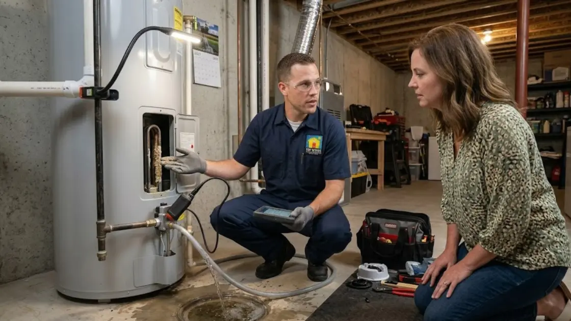 water heater flush Top Notch Heating Cooling Plumbing services