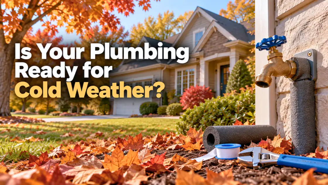 Kansas City homeowner preparing plumbing system for colder fall weather